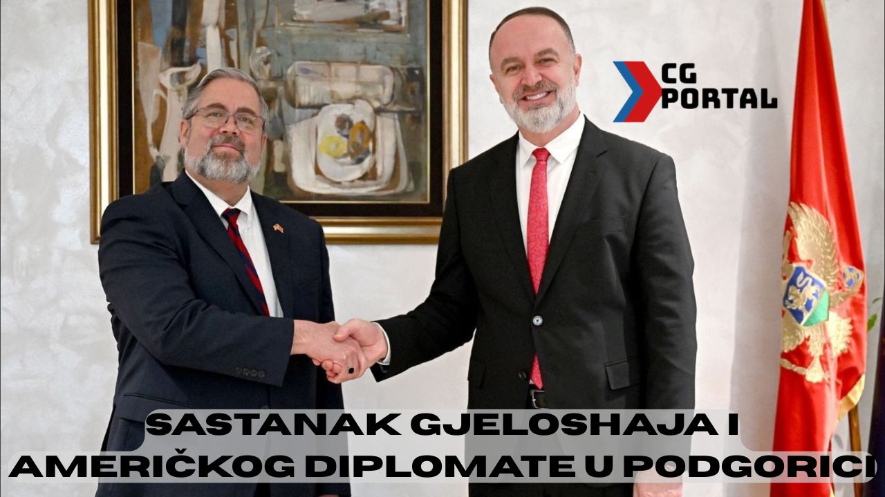 Sastanak Nik Gjeloshaj i američkog diplomate u Podgorici