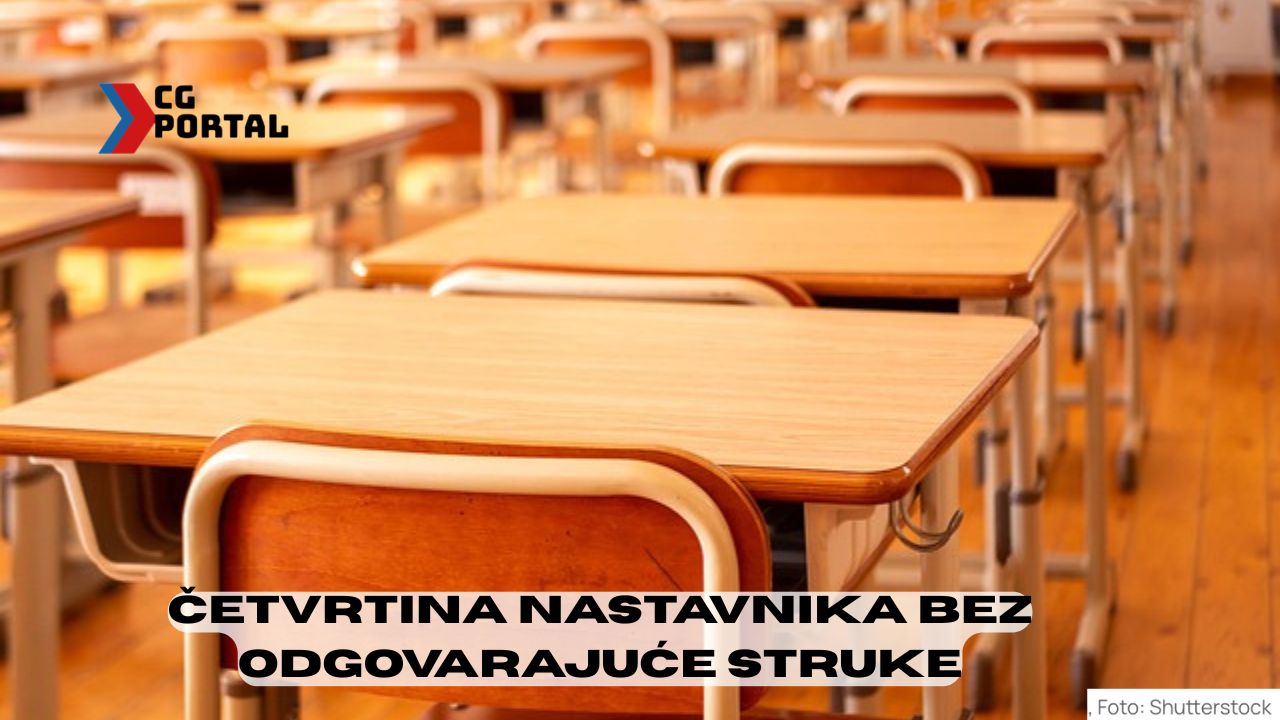 Četvrtina nastavnika bez odgovarajuće struke