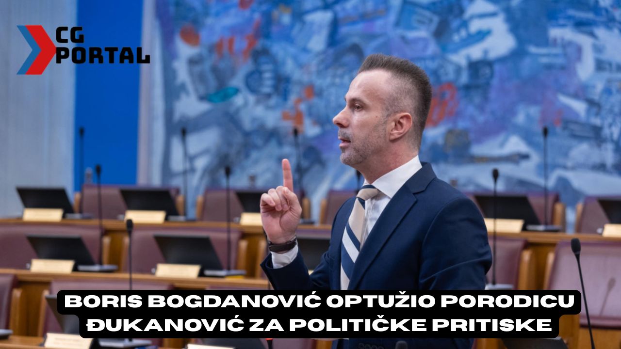 Boris Bogdanović optužio porodicu Đukanović za političke pritiske