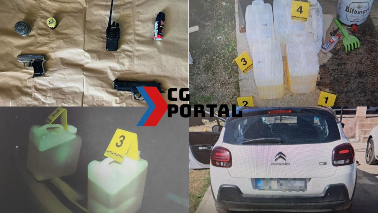 pet uhapšenih Crna Gora požari bombaški napadi
